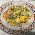 クックLYSJBW☆'s cooksnap of when they made 魚肉ソーセージとレタスのマヨ炒め.