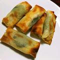 クックNQOXZP☆'s cooksnap of when they made ささみの梅しそチーズ春巻き.