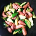 まん丸みかリン's cooksnap of when they made 3分で！キュウリとウインナー炒め.