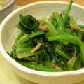 MEGuREEN's cooksnap of when they made かぶの葉のおひたし.