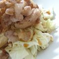 つばき417's cooksnap of when they made かりかり豚バラ肉と蒸しキャベツポン酢風味.