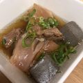 あかぴょんちき's cooksnap of when they made 簡単美味・牛すじと蒟蒻と長葱の煮込み.