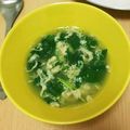 ピーナッツ子♪'s cooksnap of when they made 簡単！モロヘイヤと卵のトロトロ中華スープ.
