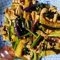 tomorrow?'s cooksnap of when they made 豚肉となすのポン酢炒め.