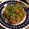 クックCG2NFA☆'s cooksnap of when they made 洋風☆豆苗とミニトマトのガーリック炒め.