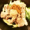 Ayakoz's cooksnap of when they made 豚しゃぶ♡梅肉ソース♪.