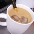 choco831's cooksnap of when they made カフェ気分　コンビニの♡あずきラテ♡.