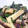 mmmm_mk's cooksnap of when they made 茄子、ニラ、しめじの味噌ごま油炒め.
