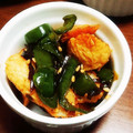 くみみん♪'s cooksnap of when they made レンジでピーマンとちくわの塩昆布和え.