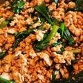 RYOCO∞'s cooksnap of when they made 豚ひき肉ニラそぼろ丼.