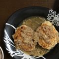 ha♡'s cooksnap of when they made ヘルシー和豆腐バーグ♡蓮根餡掛け♪.
