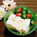 ももちゃんのれしぴ's cooksnap of when they made 豆腐めかぶトマトのコラボぽん酢サラダ♪.