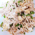 chi2230's cooksnap of when they made えのきと卵のオイスター炒め♡簡単.