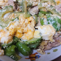 amadokoro's cooksnap of when they made ゴーヤと豚肉と甘唐辛子のスパイシー炒め.