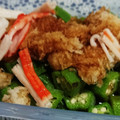 とさみさと's cooksnap of when they made オクラとカニかまのみぞれ和え.