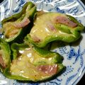 tomorrow?'s cooksnap of when they made ピーマンのベーコンチーズ焼き.