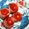 まぶたん's cooksnap of when they made ミニトマトのベーコン巻き焼き.