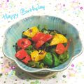 なつき☆ミ's cooksnap of when they made ピーマンと塩昆布の辛子和え.