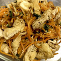 ふぁるふぁる's cooksnap of when they made 水菜と油揚げの炒め物.