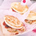 MikuTamago's cooksnap of when they made ふわふわの米粉パンケーキ♪.
