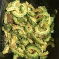 miwatoyo's cooksnap of when they made ゴーヤの梅肉和え◎お弁当に♪.