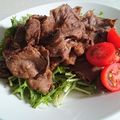 にゃんがす's cooksnap of when they made 牛肉と水菜の焼肉サラダ.