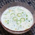 nosso's cooksnap of when they made オクラのスープ◇牛乳ポタージュミキサー無.