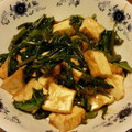 ちぃや♪'s cooksnap of when they made 空芯菜と厚揚げの中華風炒め.