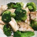 土偶リーダーちゃん's cooksnap of when they made ささみと冷凍ブロッコリーのガーリック炒め.