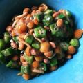 noburi_'s cooksnap of when they made オクラとなめこの納豆和え.