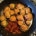 さくらダイバー's cooksnap of when they made うなぎのタレdeピーマン肉詰め.