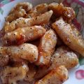 しじみきゃんこ's cooksnap of when they made 母から受け継ぐ「鶏ささみのくわ焼き」.