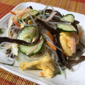幼児でも食べやすく☆'s cooksnap of when they made 生木耳の入った中華風酢の物.