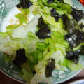 minhir01's cooksnap of when they made 美味しいレタスと焼き海苔のサラダ.