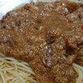 TaniYuri's cooksnap of when they made 残りハヤシで手間なし簡単オムハヤシスパ.