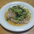 クック8D0BQL☆'s cooksnap of when they made 小松菜と豚肉のポン酢炒め.
