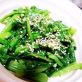 ❀まいねこ❀'s cooksnap of when they made レンチン一分♪つるむらさきのナムル.