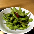 yuuri10's cooksnap of when they made ビールが止まらない☆枝豆ペペロンチーノ.
