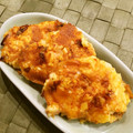 2michi's cooksnap of when they made おつまみに♪大和芋のキムチ納豆焼き.