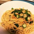 hiro_solt's cooksnap of when they made モロヘイヤとゆかりのパスタ.