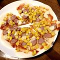 miixkid's cooksnap of when they made 余った餃子の皮で簡単☆ピザ.