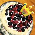 小太郎の琥珀糖's cooksnap of when they made チェリーパイ パイ生地 カスタード.