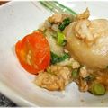 satohayami's cooksnap of when they made 定番☆里芋のそぼろあんかけ煮.