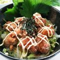 くっくペタ's cooksnap of when they made 甘辛タレで、唐揚げ丼！.
