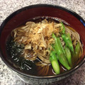 Amalka's cooksnap of when they made かけ蕎麦　～だしのきいた手作りつゆで～.