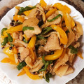 KENERISA's cooksnap of when they made パプリカとたまねぎと豚肉の甘辛炒め♪.