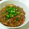 ﾏﾛﾆ's cooksnap of when they made 野菜たっぷり♪豚ひき肉の中華風とろみ丼.
