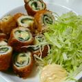 ﾏﾛﾆ's cooksnap of when they made 鶏むね肉のしそチーズ巻き巻き.