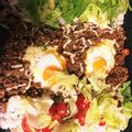 動物母さん's cooksnap of when they made ホットプレートでタコライス.