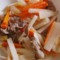 るてぃす's cooksnap of when they made 豚肉と小松菜とにんじんと大根のおひたし.